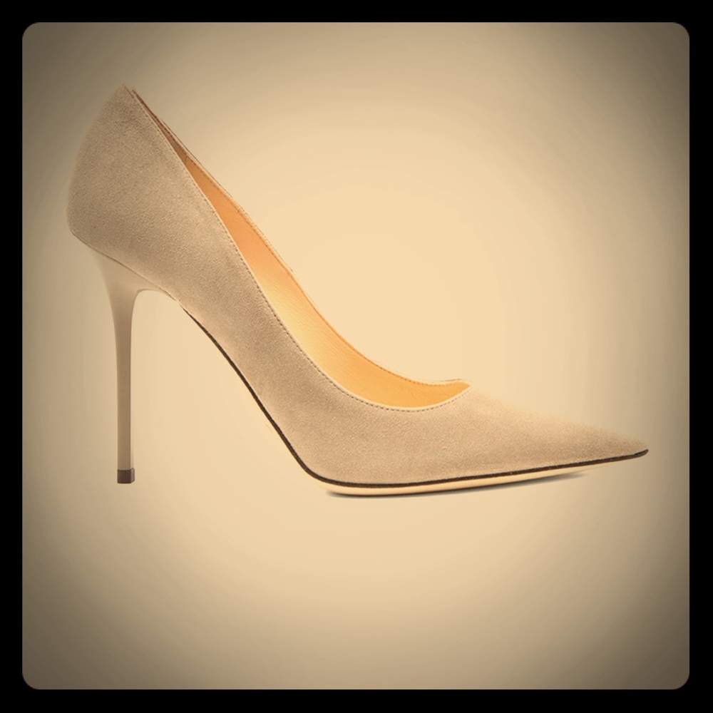 COPY - Jimmy Choo Abel Suede Pump in Pebble 🤯👠